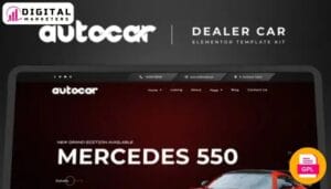 Autocar - Car Dealer Elementor Pro Template Kit [GPL]