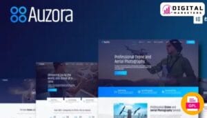 Auzora - Drone Aerial Photography Elementor Template Kit [GPL]