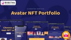 Avatar - NFT Portfolio Elementor Template Kit [GPL]