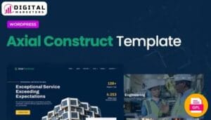 Axial - Construction Company Elementor Template Kit [GPL]