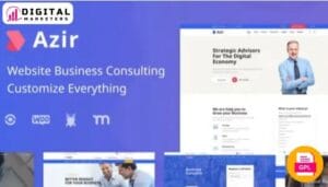 Azir - Finance & Consulting Elementor Template Kit [GPL]