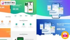 Baha - Apps Landing Page Elementor Template Kit [GPL]