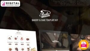Bake - Bakery & Cake Elementor Template Kit [GPL]