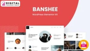 Banshee News Magazine Elementor Template Kit Design [GPL]