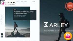 Barley Blog Magazine Elementor Template Kit for Writers [GPL]