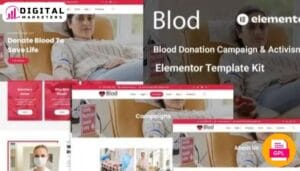Blood Drive Charity & Donation Campaign Template Kit [GPL]