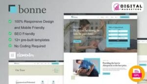 Bonnre Physiotherapy & Chiropractic Elementor Kit [GPL]