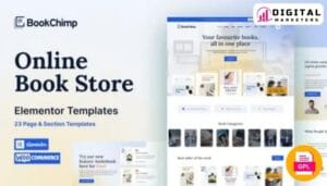 BookChimp Online Bookstore & Reading Elementor Kit [GPL]