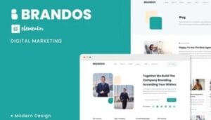 Brandos Digital Marketing Studio Template Kit [GPL]