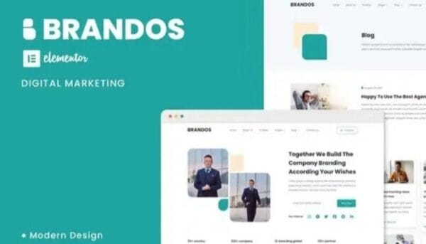 Brandos Digital Marketing Studio Template Kit [GPL]