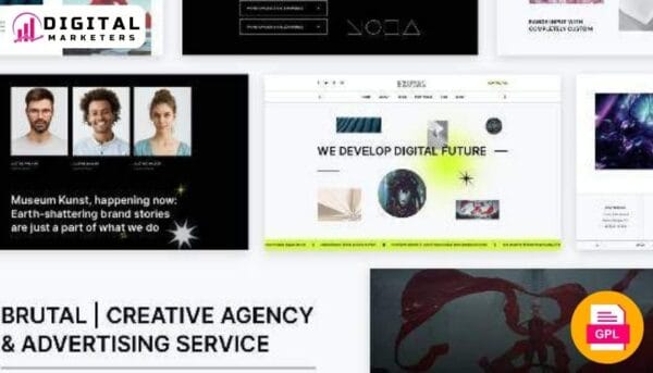 Brutal Advertising Agency & Creative Services Kit [GPL]