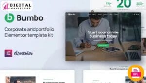 Bumbo - Business Startup Portfolio Elementor Template Kit [GPL]
