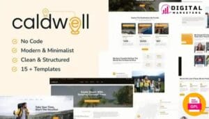 Caldwell - Tour & Travel Elementor Pro Template Kit [GPL]