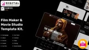 Cameos - Filmmaker & Movie Studio Elementor Template Kit [GPL]