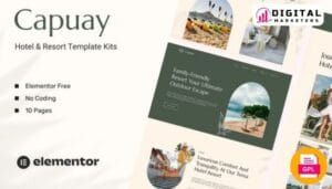 Capuay - Hotel & Resort Elementor Template Kit [GPL]