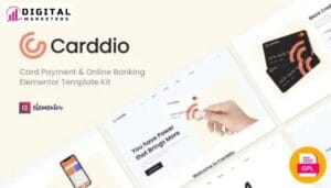 Carddio - Card Payment & Online Banking Elementor Template Kit [GPL]