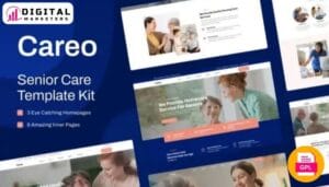 Careo - Elderly & Senior Care Elementor Template Kit [GPL]