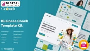 CCoach - Business Coach Elementor Template Kit [GPL]