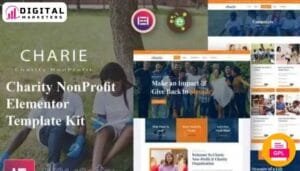 Charie - Charity & Nonprofit Elementor Template Kit [GPL]