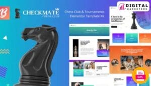 Checkmate - Chess Club & Tournaments Elementor Template Kit [GPL]
