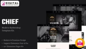 Chief - Modern Barbershop Template Kit [GPL]