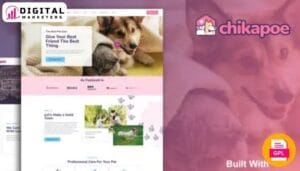Chikapoe - Pet Care & Veterinary Elementor Template Kit [GPL]