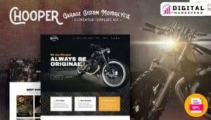 Chooper - Custom Motorcycle Garage Elementor Template Kit [GPL]