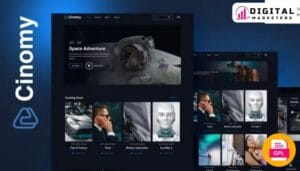 Cinomy - Movie & TV Streaming Services Elementor Template Kit [GPL]
