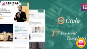 Civlo - Lawyer & Law Office Elementor Template Kit [GPL]