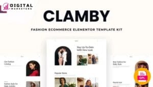 Clamby - Fashion eCommerce Elementor Pro Template Kit [GPL]