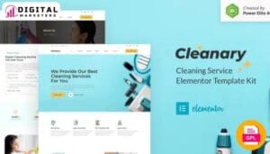 Cleanary - Cleaning Service Company Elementor Template Kit [GPL]