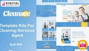 Cleanse - Cleaning Services Elementor Template Kit [GPL]