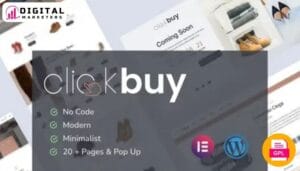 ClickBuy - Shoe Store Elementor Pro Template Kit [GPL]