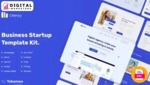 Clientcy - Business Startup Elementor Template Kit [GPL]