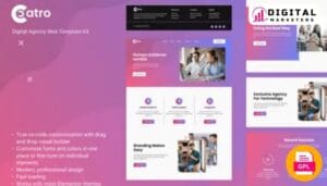 Coatro - Digital Agency Elementor Template Kit [GPL]