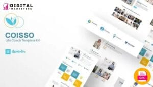 Coisso - Life Coach Elementor Template Kit [GPL]