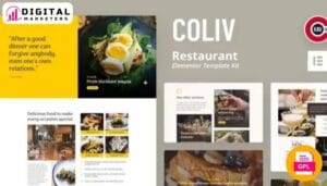 Coliv - Restaurant Template Kit [GPL]