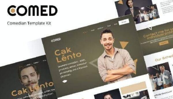 Comed - Comedian Elementor Template Kit [GPL]