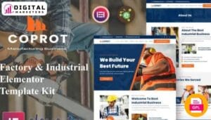 Coprot - Factory & Industrial Elementor Template Kit [GPL]