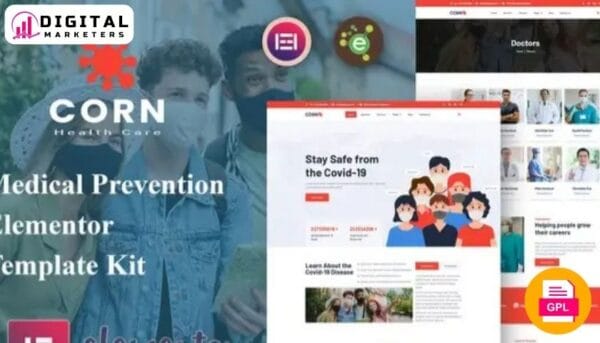 Corn - Medical & Prevention Elementor Template Kit [GPL]
