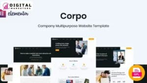 Corpo - Corporate Business Elementor Template Kit [GPL]
