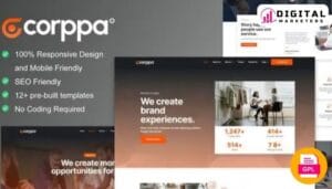 Corppa - Business Portfolio Elementor Template Kit [GPL]