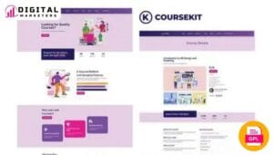 Coursekit - Online E-Learning Elementor Template Kit [GPL]