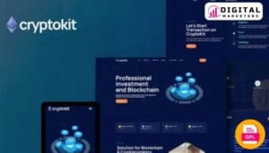 Cryptokit - Blockchain & Cryptocurrency Elementor Template Kit [GPL]