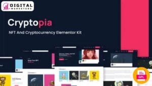 Cryptopia - NFT & Crypto Sales Elementor Template Kit [GPL]