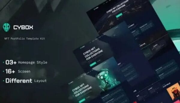 Cybox - NFT Collections Elementor Template Kit [GPL]