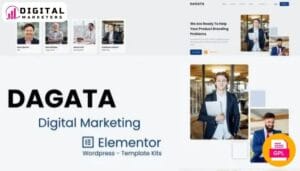 Dagata - Digital Marketing Elementor Template Kit [GPL]