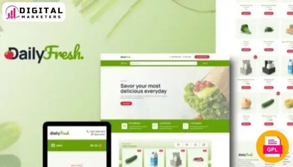Dailyfresh - Grocery Store Elementor Template Kit [GPL]