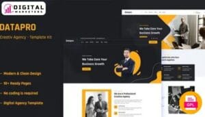 Datapro - Creative Agency Elementor Template Kit [GPL]