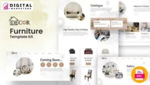 Decor - Furniture & Interior Design Elementor Template Kit [GPL]
